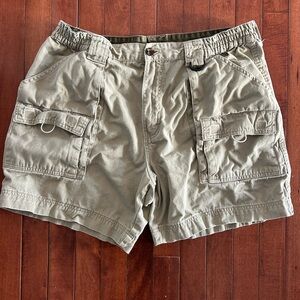 Men's Outdoor Life Khaki Tan Cargo Shorts Size 36